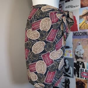 Printed Whimsy Wrap Skirt